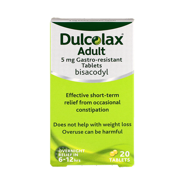 Dulcolax Adult 5mg Gastro-resistant 20 Tablets