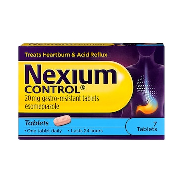 Nexium Control 20mg Gastro-Resistant 7 Tablets image 1