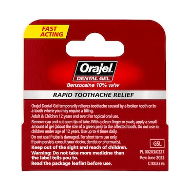 Orajel Dental Gel 5.3g image 2