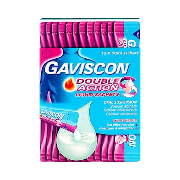 Gaviscon Double Action Liquid 12 Sachets image 1