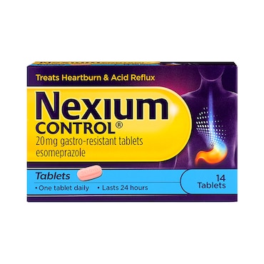 Nexium Control 20mg Gastro-Resistant 14 Tablets image 1