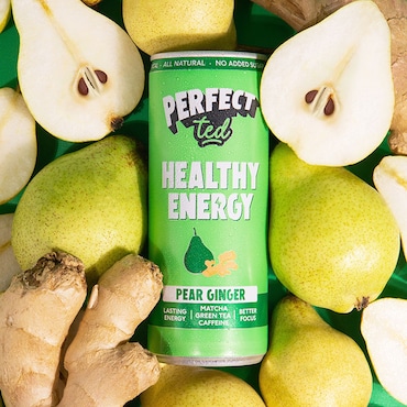 PerfectTed Matcha Pear Ginger Energy Drink 4x250ml image 3