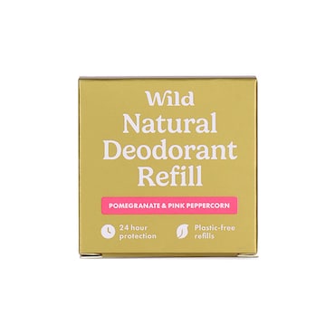 WILD Pomegranate & Pink Peppercorn Natural Deodorant Refill 40g image 1