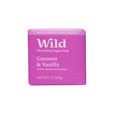 WILD Coconut & Vanilla Soap 100g image 2