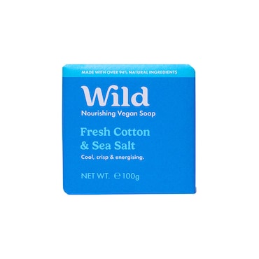 WILD Fresh Cotton & Sea Salt Soap 100g image 2