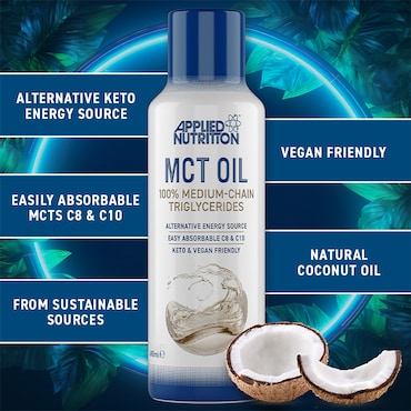 Applied Nutrition 100% MCT Oil Premium Coconut Oil 490ml image 4