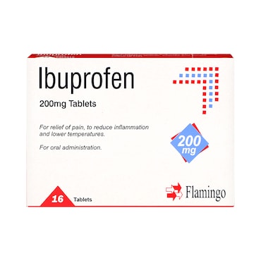 Ibuprofen Tablets 200mg Tablets 16 Tablets image 1