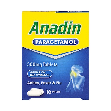 Anadin Paracetamol 16 Tablets image 1