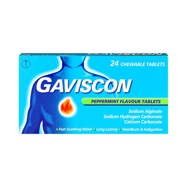 Review of Gaviscon Peppermint Flavour 24 Tablets