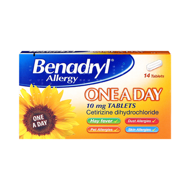 Benadryl Allergy One A Day 14 Tablets