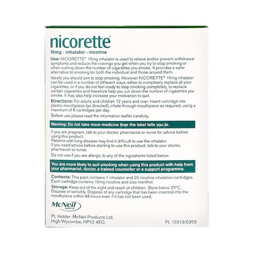 Nicorette 15mg Inhalator image 2