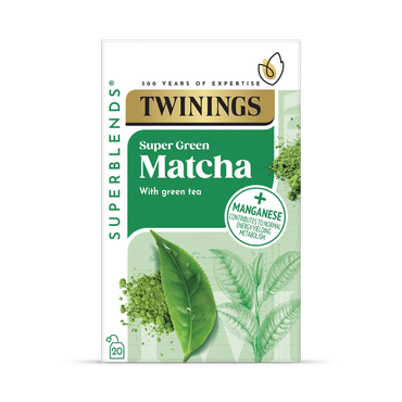 Review of Twinings Superblends Super Green Matcha Tea Bags 20 Tea Bags