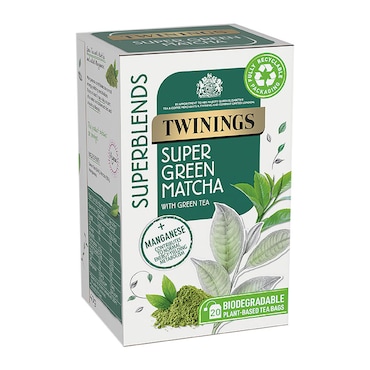 Superblends Super Green Matcha Tea Bags 20 Tea Bags image 2