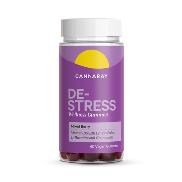Cannaray De-Stress Mixed Berry 60 Gummies