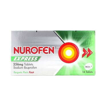 Nurofen Express 256mg 16 Tablets image 1