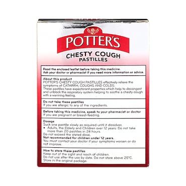 Potter's Chesty Cough 20 Pastilles image 2