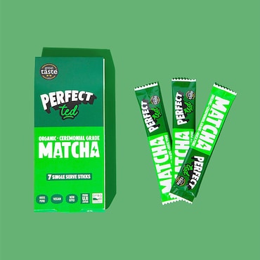 Perfect Ted Organic Matcha Green Tea Powder Sticks x7 image 4