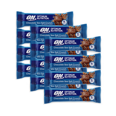 Optimum Nutrition Chocolate Sea Salt Crunch Protein Bar 12x 55g