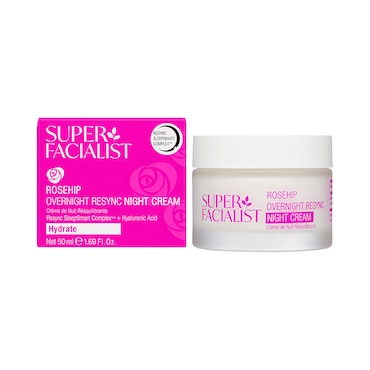 Super Facialist Rosehip Overnight Resync Night Cream 50ml image 1