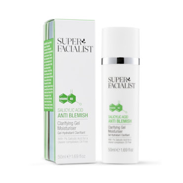 Super Facialist Salicylic Acid Anti-Blemish Clarifying Gel Moisturiser 50ml