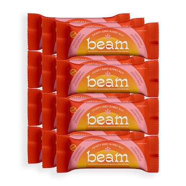 Beam Crispy Seed Based Bar Cranberry Strawberry 12x 30g image 1