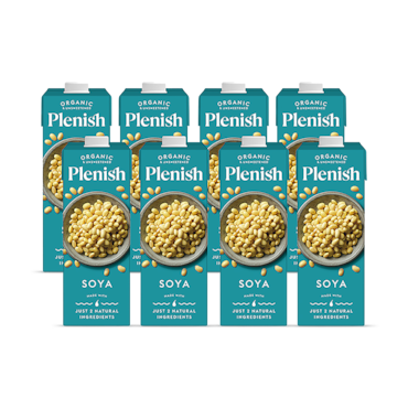 Plenish Organic Soya M*lk 8x 1L
