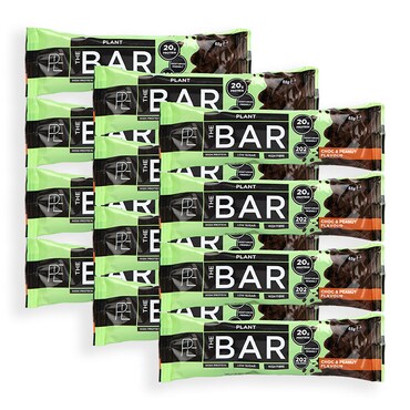 PE Nutrition THE BAR Plant Chocolate & Peanut 65g x 12