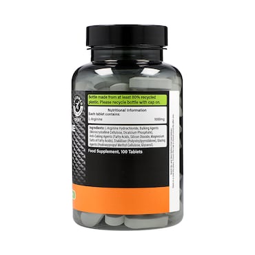 L-Arginine 1000mg 100 Tablets image 2