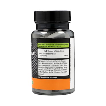 L-Carnitine 500mg 60 Tablets image 2