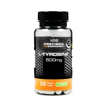 L-Tyrosine 500mg 50 Capsules image 1