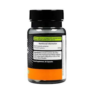 N-Acetyl Cysteine 600mg 30 Capsules image 2