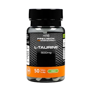 Taurine 500mg 50 Tablets image 1