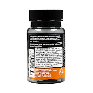 Taurine 500mg 50 Tablets image 3