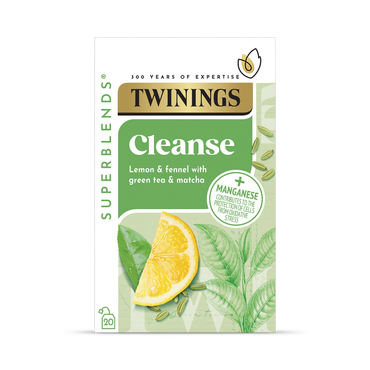 Review of Twinings Superblends Cleanse Matcha Tea 20 Tea Bags