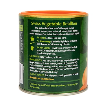 Marigold Swiss Vegetable Bouillon Stock Powder 150g image 2