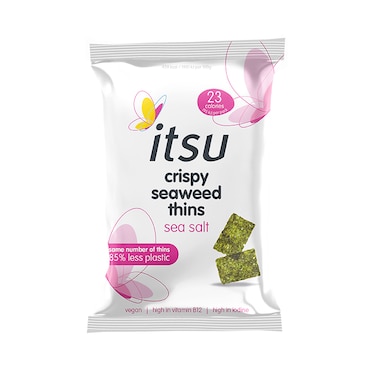 Itsu Sea Salt Crispy Seaweed Thins 5g image 1
