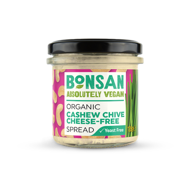 Bonsan Absolutely Vegan Organic Cashew & Chive Spread 135g
