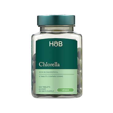 Holland & Barrett Chlorella Rich in Chlorophyll 3000mg 120 Tablets image 1