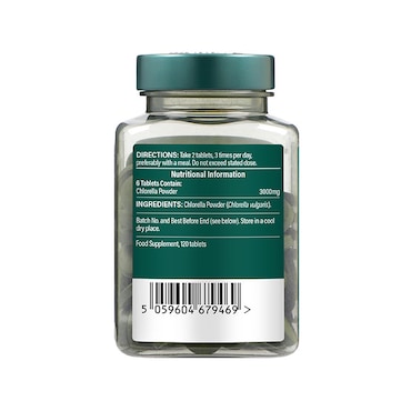 Holland & Barrett Chlorella Rich in Chlorophyll 3000mg 120 Tablets image 3