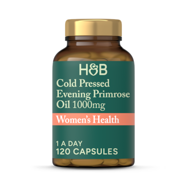 Holland & Barrett Cold Pressed Evening Primrose Oil 1000mg 120 Capsules image 1