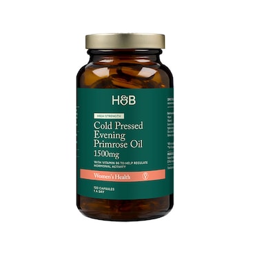 Holland & Barrett Cold Pressed Evening Primrose Oil 1000mg 120 Capsules image 2