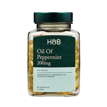 Holland & Barrett Oil of Peppermint 200mg 60 Capsules image 3