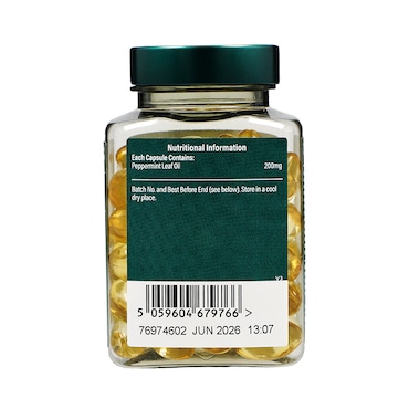 Holland & Barrett Oil of Peppermint 200mg 60 Capsules image 4