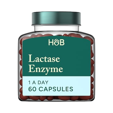 Holland & Barrett Lactase Enzyme 125mg 60 Capsules image 1