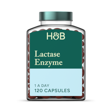 Holland & Barrett Lactase Enzyme 125mg 120 Capsules image 1