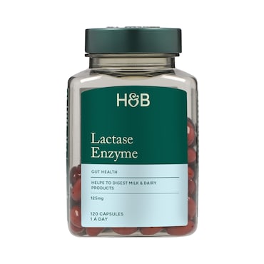 Holland & Barrett Lactase Enzyme 125mg 120 Capsules image 2