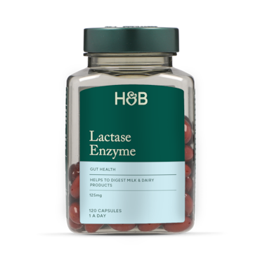 Holland & Barrett Lactase Enzyme 125mg 120 Capsules image 2