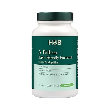 Holland & Barrett Live Friendly Bacteria with Acidophilus 3 Billion 120 Capsules image 2