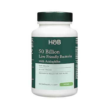 Holland & Barrett Friendly Bacteria 50 Billion 30 Capsules image 2