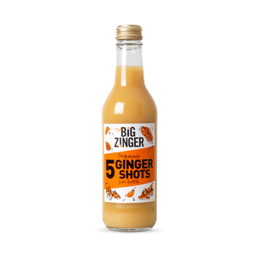 James White Drinks Big Zinger Organic Apple & Ginger Juice 330ml (5x Shots)
